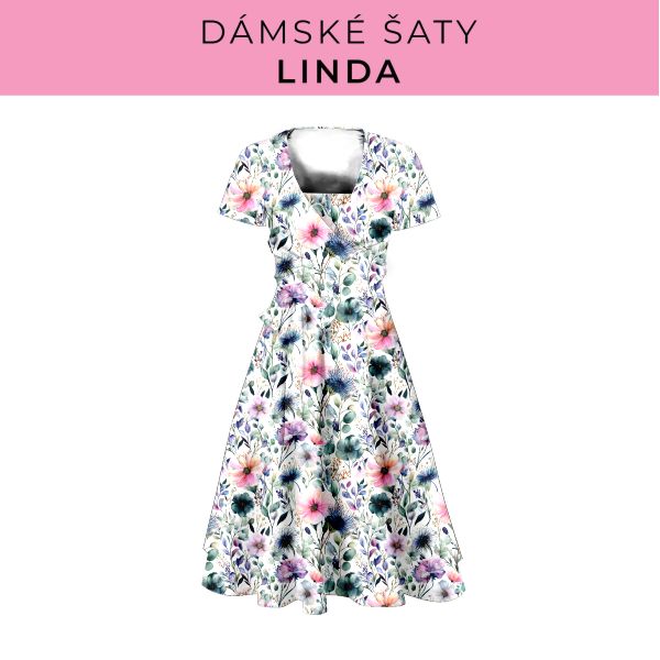 DÁMSKÝ střih - šaty Linda