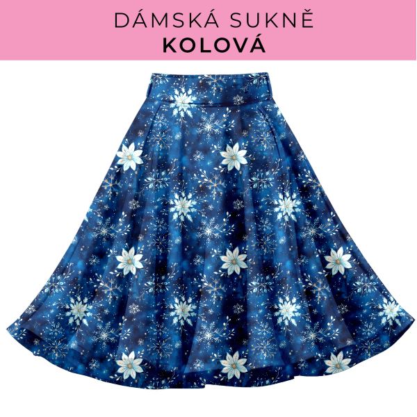 DÁMSKÝ střih - Kolová sukně
