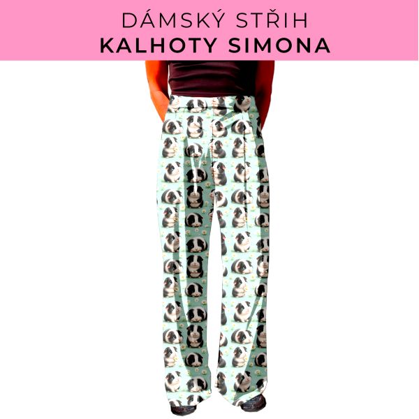 Dámský střih - kalhoty Simona