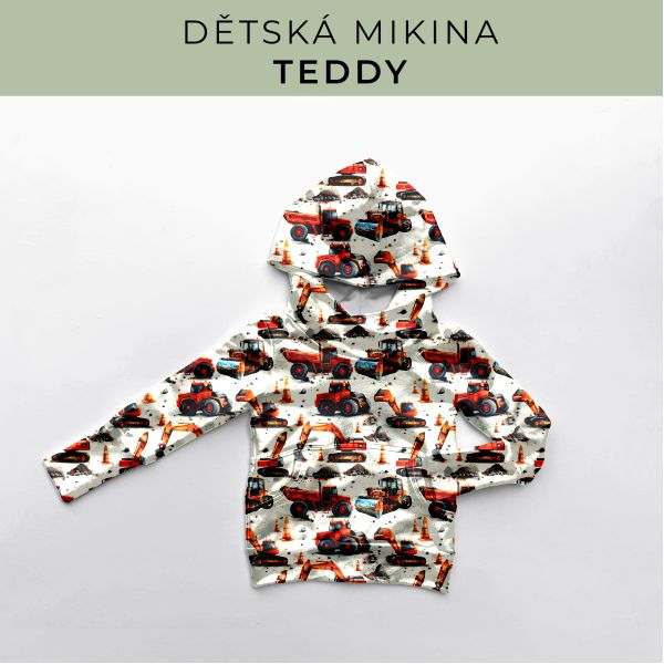 DĚTSKÝ střih - Mikina Teddy