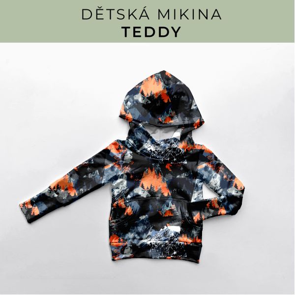 DĚTSKÝ střih - Mikina Teddy