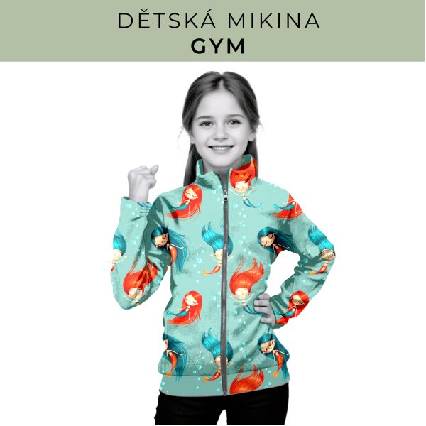 Dětská střih - mikina GYM