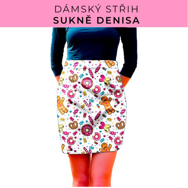 Dámský střih - Dámská sukně Denisa