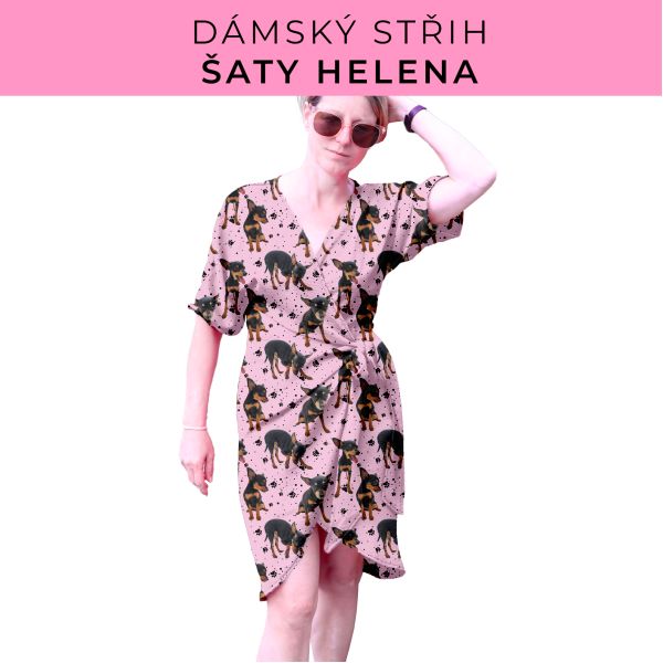 Dámský střih na šaty  Helena