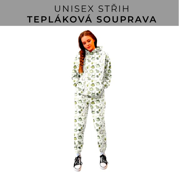 DÁMSKÝ střih - SET mikina a tepláky 