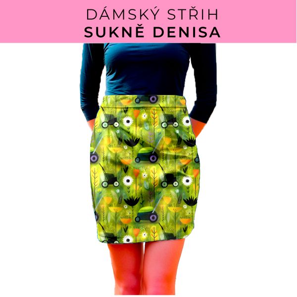 Dámský střih - Dámská sukně Denisa