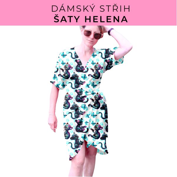 Dámský střih na šaty  Helena