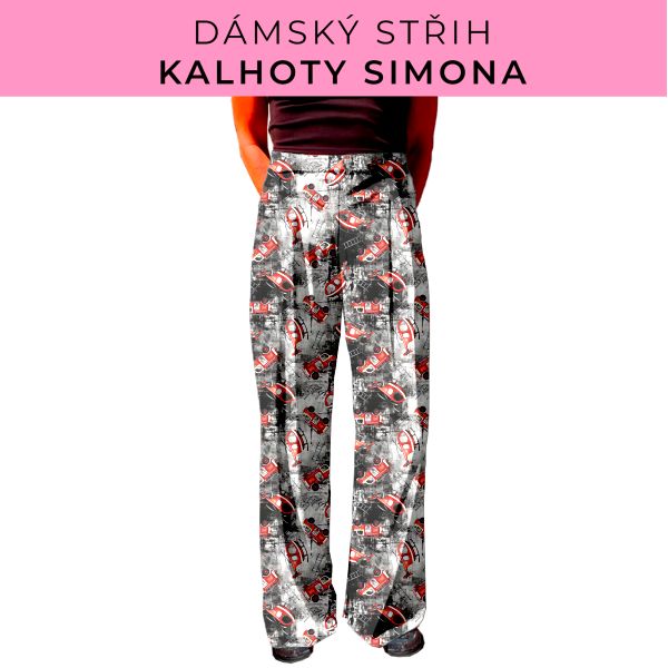 Dámský střih - kalhoty Simona