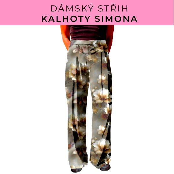 Dámský střih - kalhoty Simona