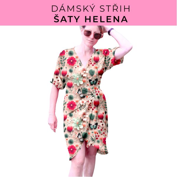 Dámský střih na šaty  Helena