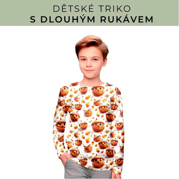 DĚTSKÝ střih - triko dlouhý rukáv