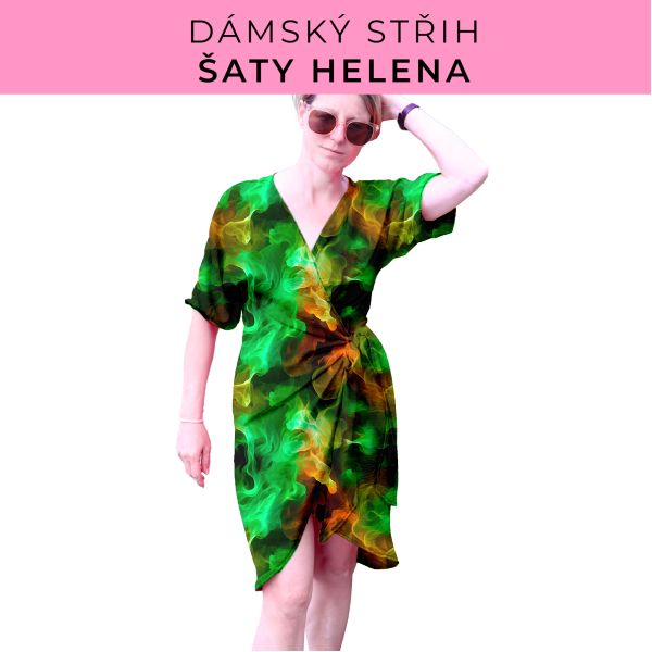 Dámský střih na šaty  Helena