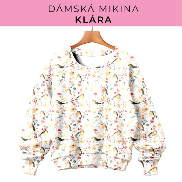 DÁMSKÝ střih - mikina Klára