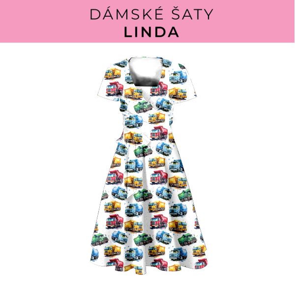 DÁMSKÝ střih - šaty Linda