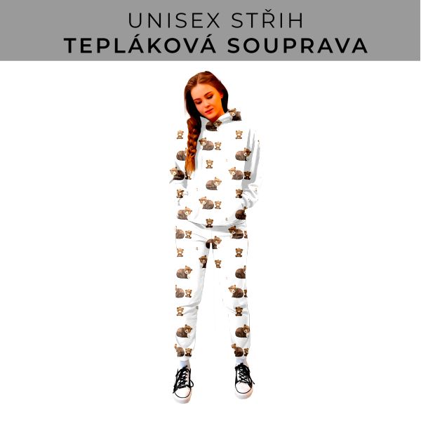 DÁMSKÝ střih - SET mikina a tepláky 