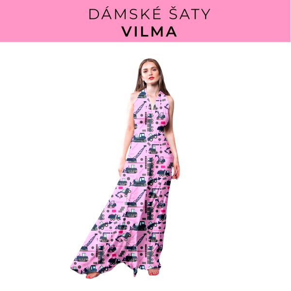 DÁMSKÝ střih - šaty Vilma