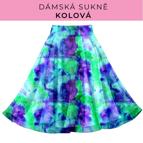 DÁMSKÝ střih - Kolová sukně