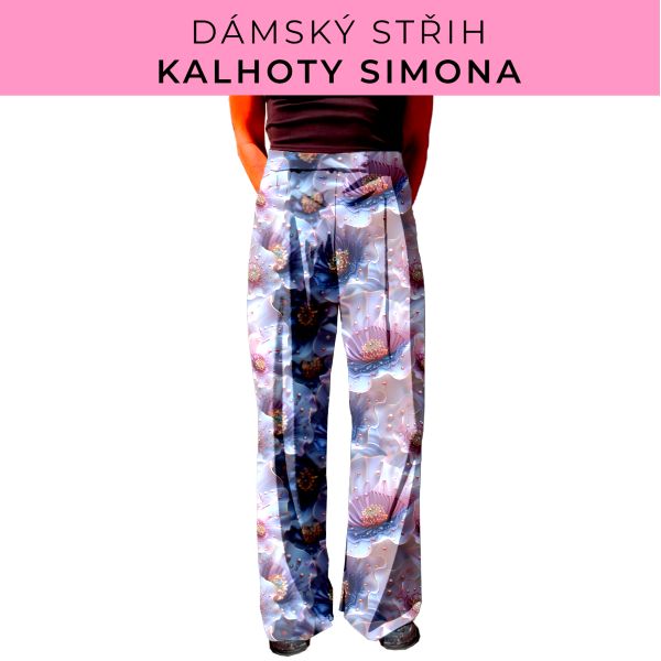 Dámský střih - kalhoty Simona
