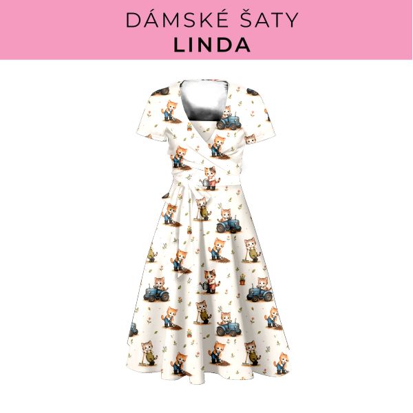 DÁMSKÝ střih - šaty Linda