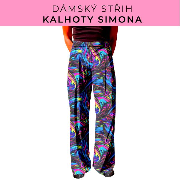 Dámský střih - kalhoty Simona
