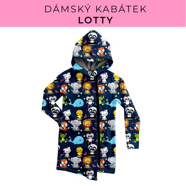 DÁMSKÝ střih - Kabátek Lotty