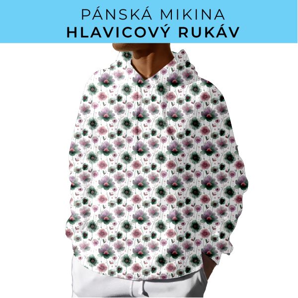 PÁNSKÝ střih - mikina s kapucí