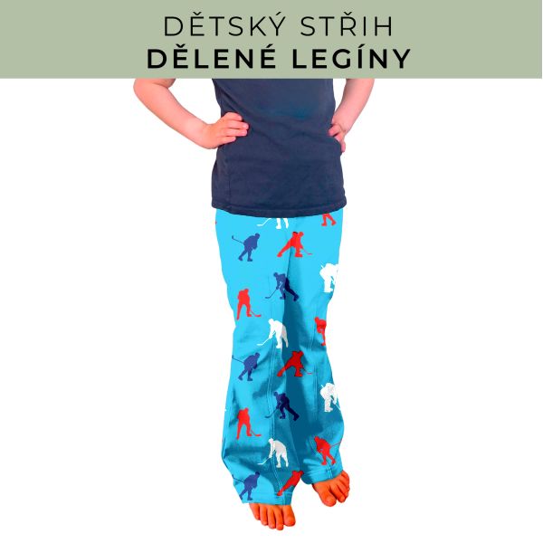 Dětský střih - Dělené legíny