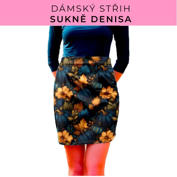 Dámský střih - Dámská sukně Denisa