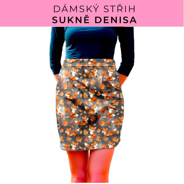 Dámský střih - Dámská sukně Denisa