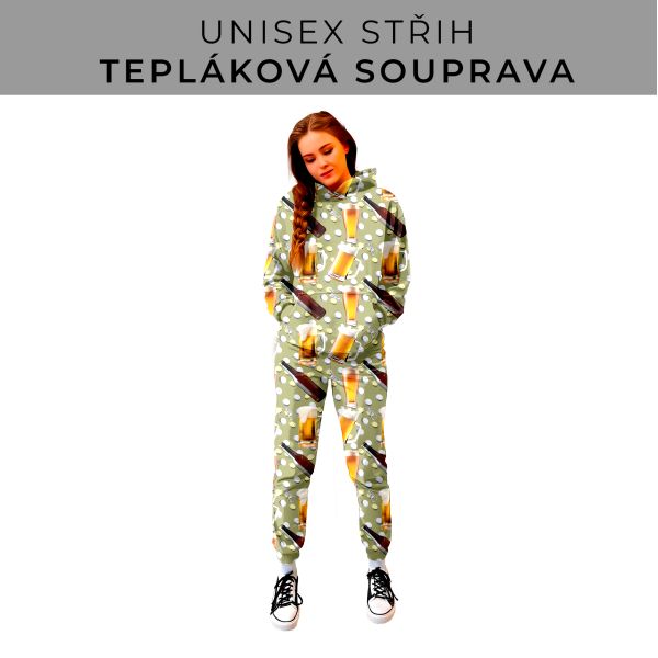 DÁMSKÝ střih - SET mikina a tepláky 