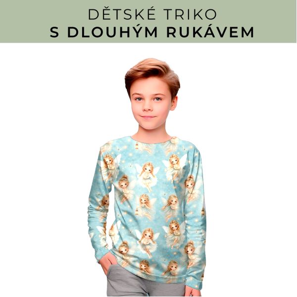 DĚTSKÝ střih - triko dlouhý rukáv