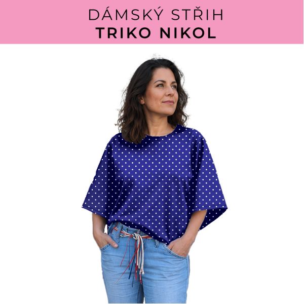 Dámský střih -  triko Nikol
