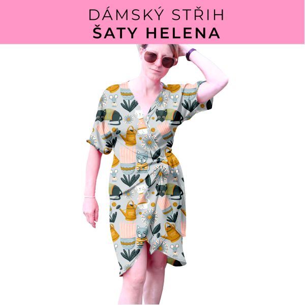 Dámský střih na šaty  Helena