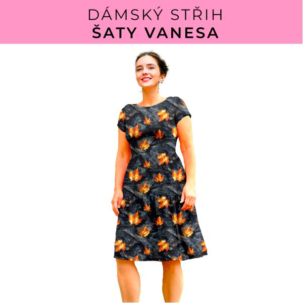 Dámský střih šaty Vanesa