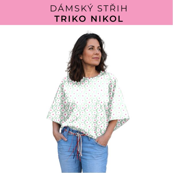 Dámský střih -  triko Nikol