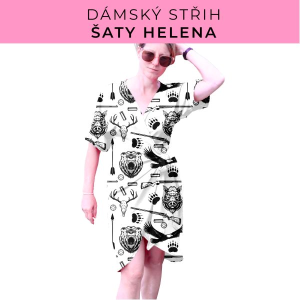 Dámský střih na šaty  Helena