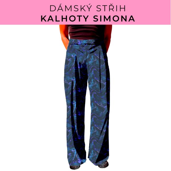 Dámský střih - kalhoty Simona