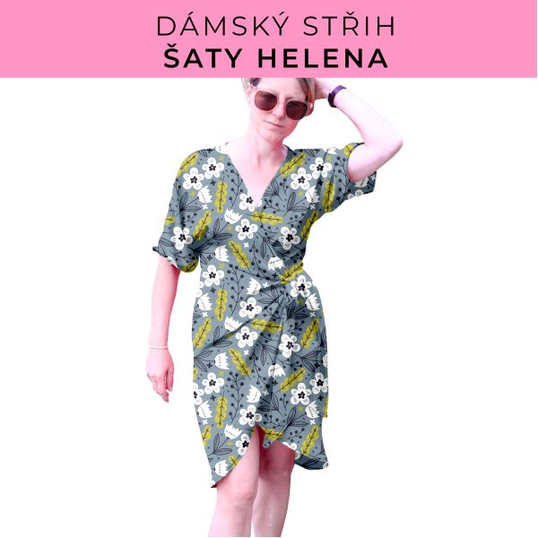 Dámský střih na šaty  Helena