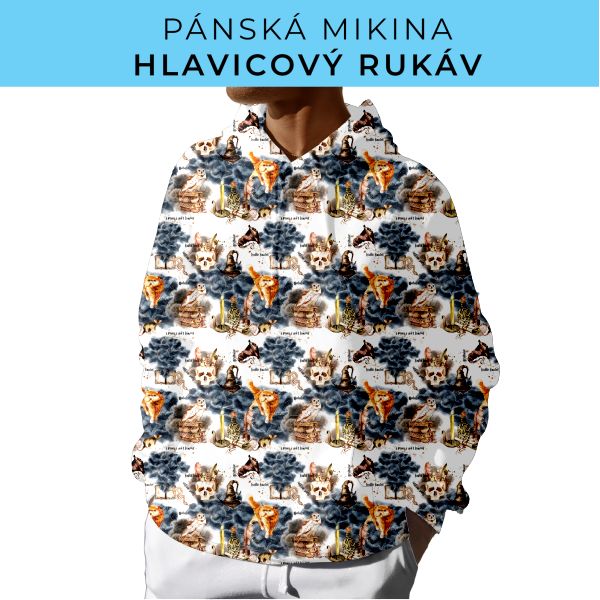 PÁNSKÝ střih - mikina s kapucí