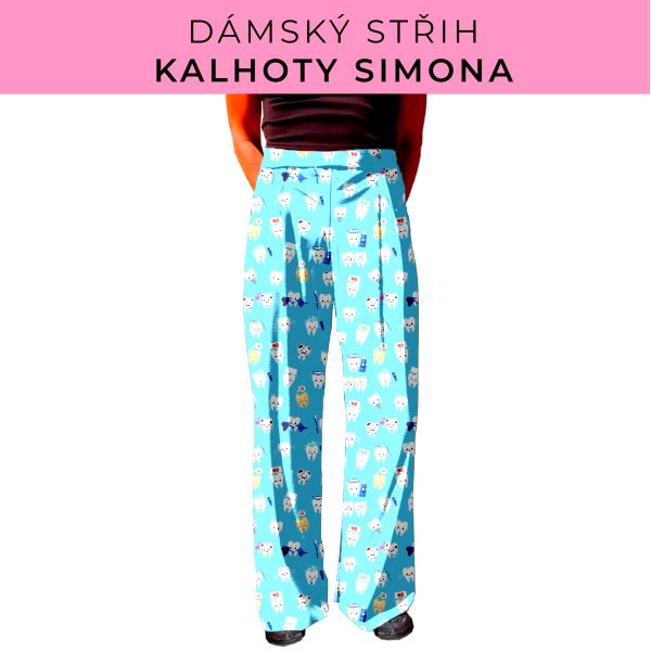 Dámský střih - kalhoty Simona