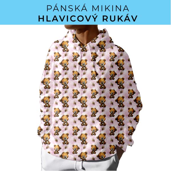 PÁNSKÝ střih - mikina s kapucí