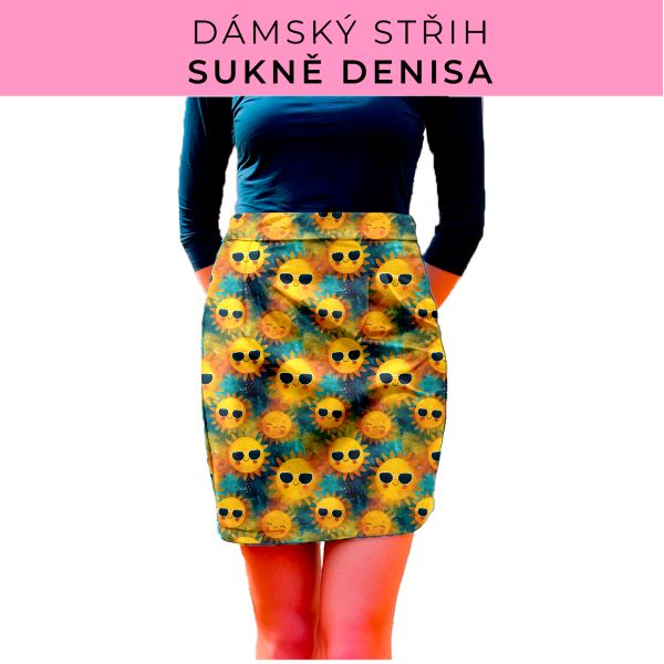 Dámský střih - Dámská sukně Denisa