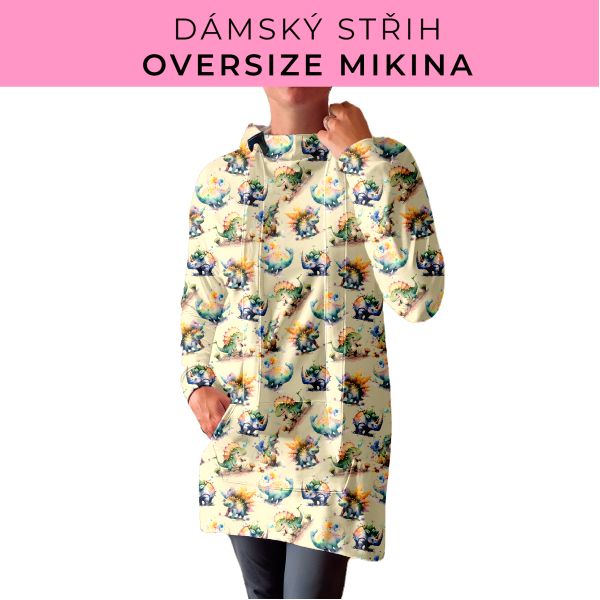 DÁMSKÝ střih - Oversize mikina