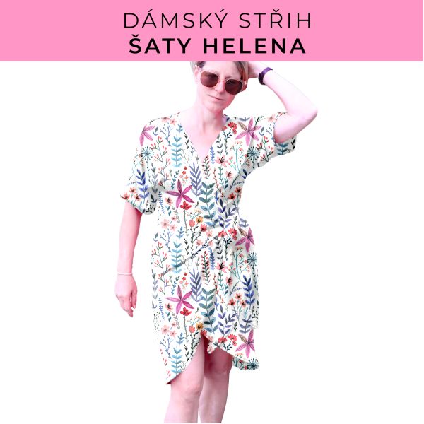 Dámský střih na šaty  Helena