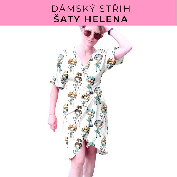 Dámský střih na šaty  Helena