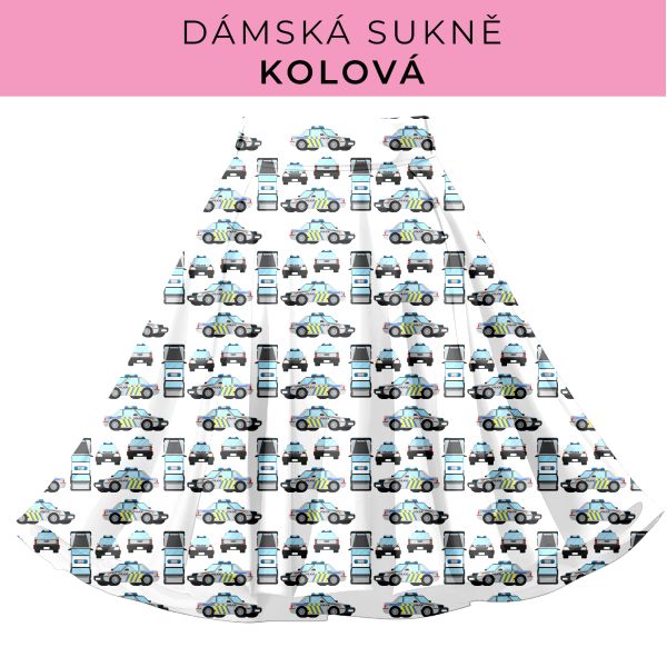 DÁMSKÝ střih - Kolová sukně