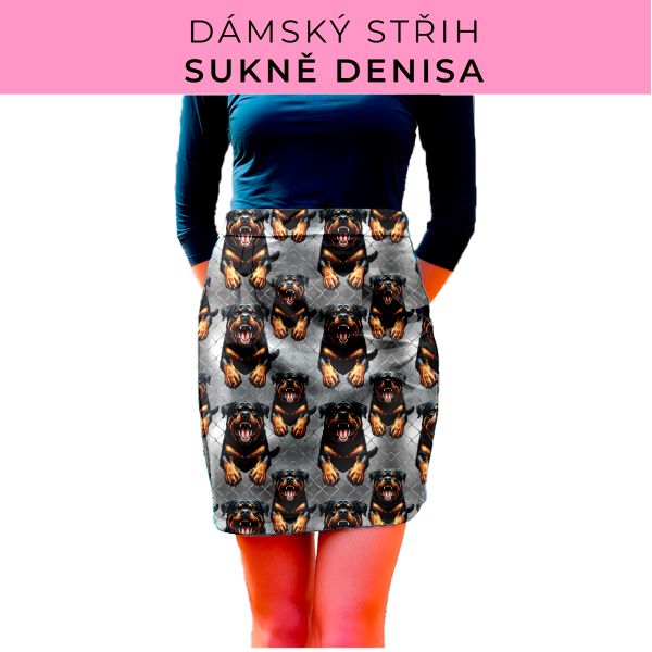Dámský střih - Dámská sukně Denisa