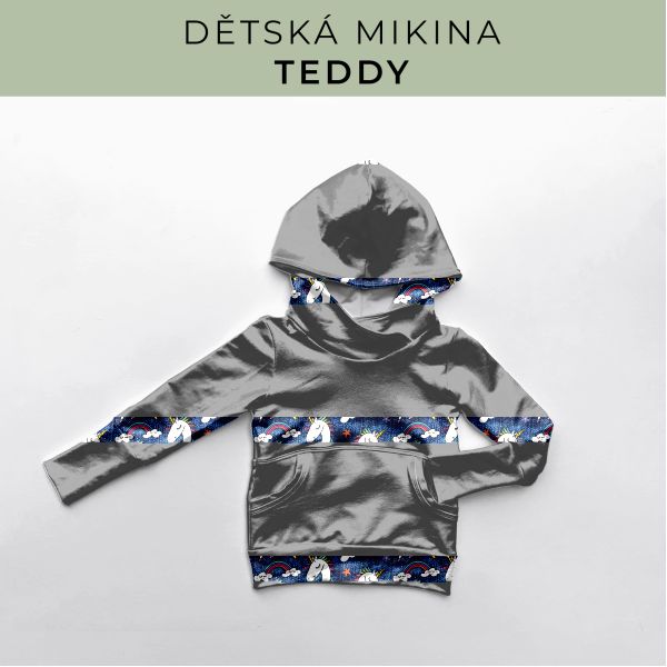 DĚTSKÝ střih - Mikina Teddy