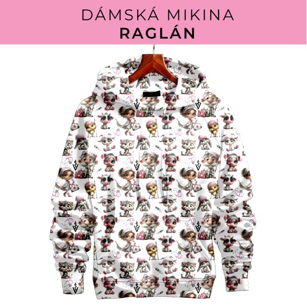 DÁMSKÝ střih - mikina raglán