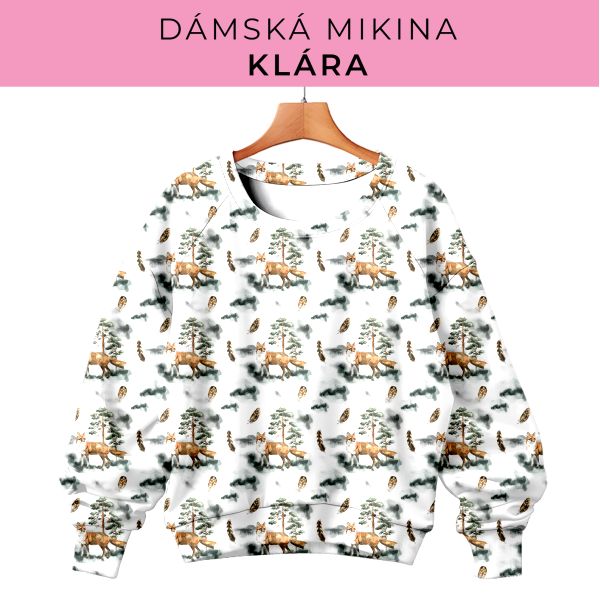 DÁMSKÝ střih - mikina Klára